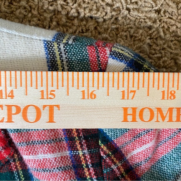 Chad Stevens tartan ivory plaid Christmas blazer open women’s small - Picture 11 of 12